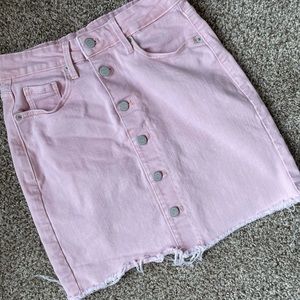 Old Navy pink Denim Skirt